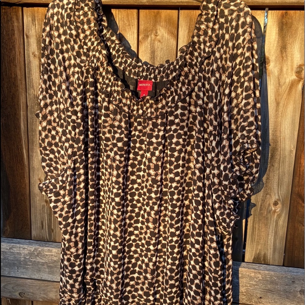 Merona print blouse
